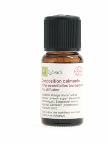 Composition Calmante Huiles essentielles contrôlées biologiques 